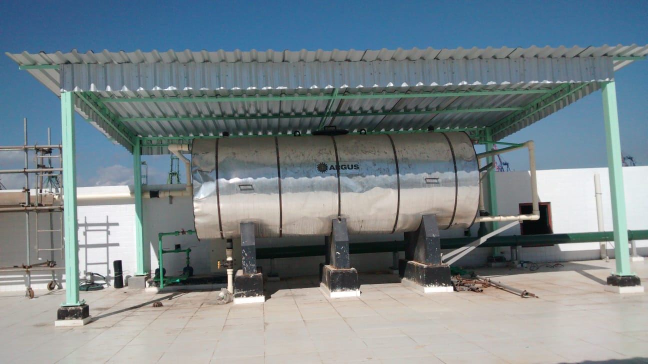 Instalação de aquecimento solar realizada pela ComSol Rio 2