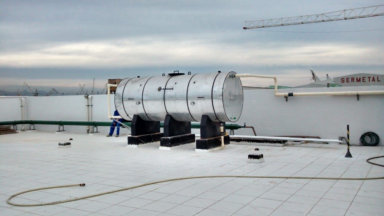 Instalação de aquecimento solar realizada pela ComSol Rio 3